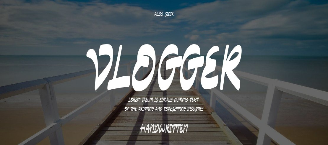 Vlogger Font