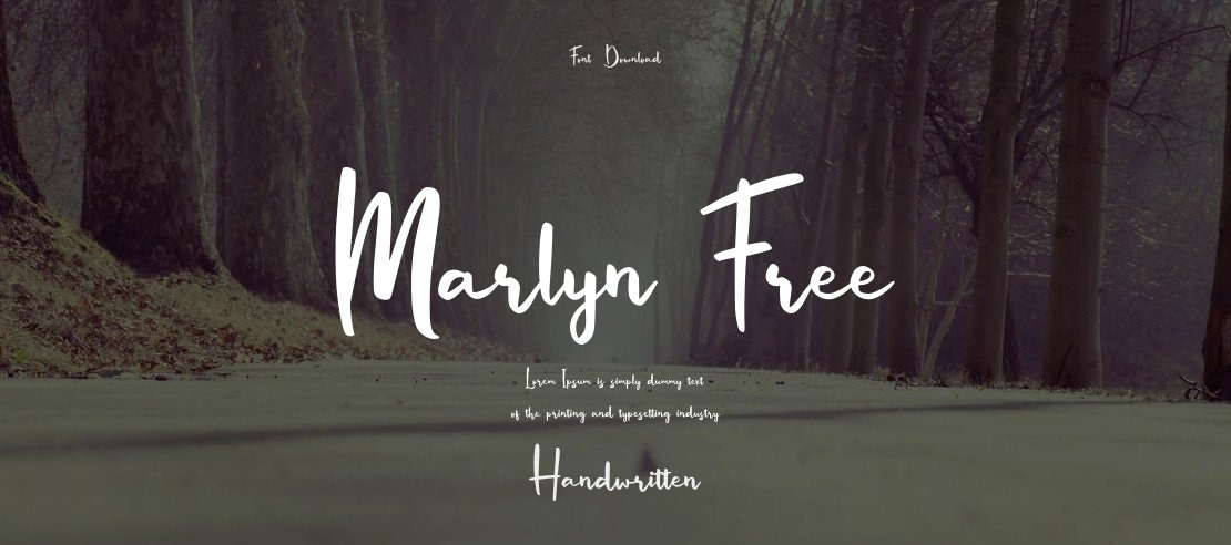Marlyn Free Font