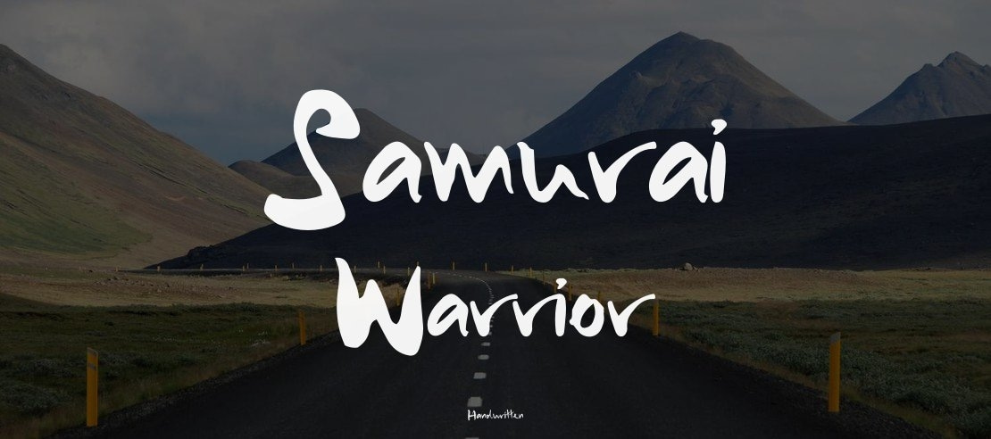 Samurai Warrior Font