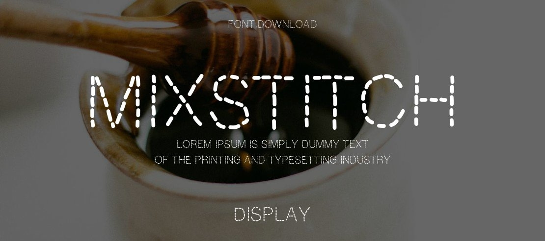 MixStitch Font