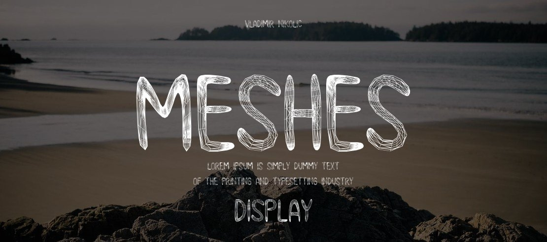 Meshes Font