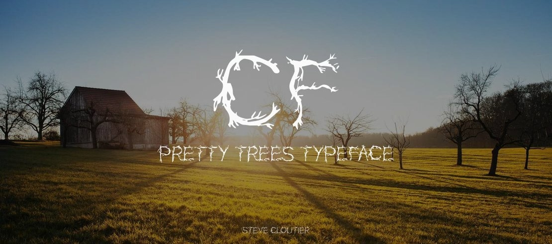CF Pretty Trees Font