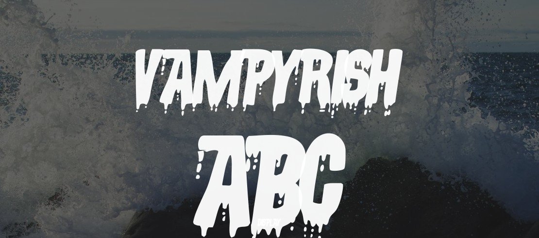 Vampyrish ABC Font