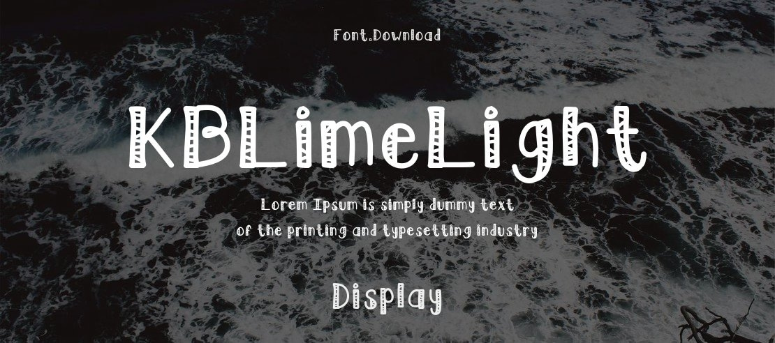 KBLimeLight Font