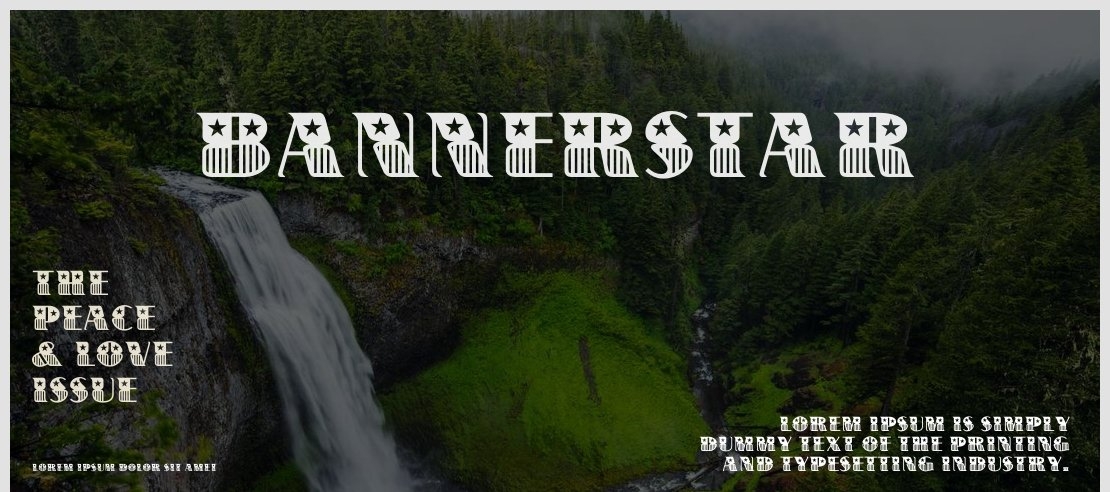 BannerStar Font