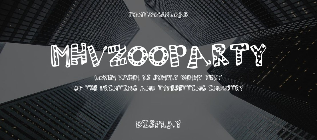MHVZooParty Font