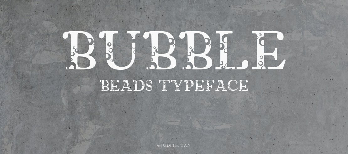 Bubble Beads Font