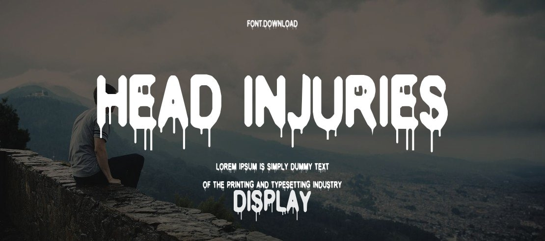 Head Injuries Font