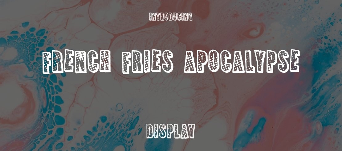 French Fries Apocalypse Font