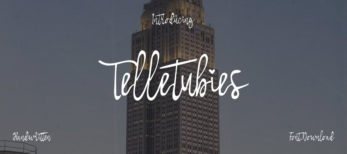 Telletubies Font