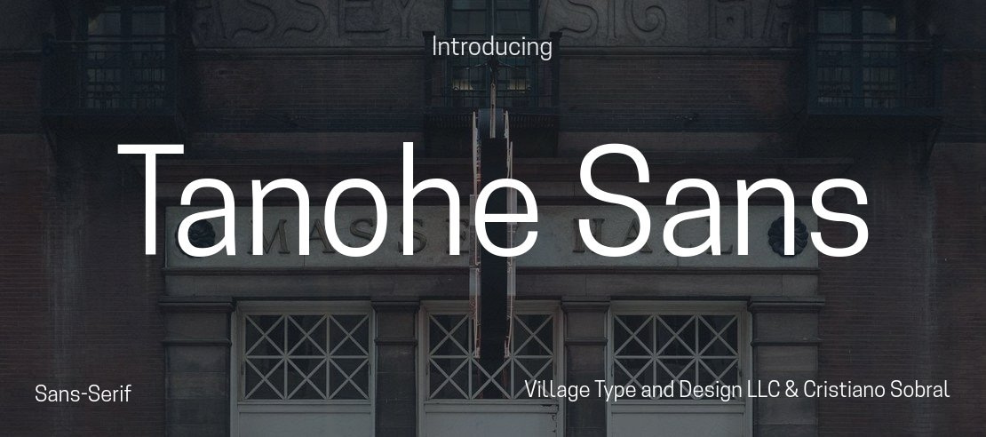 Tanohe Sans Font Family