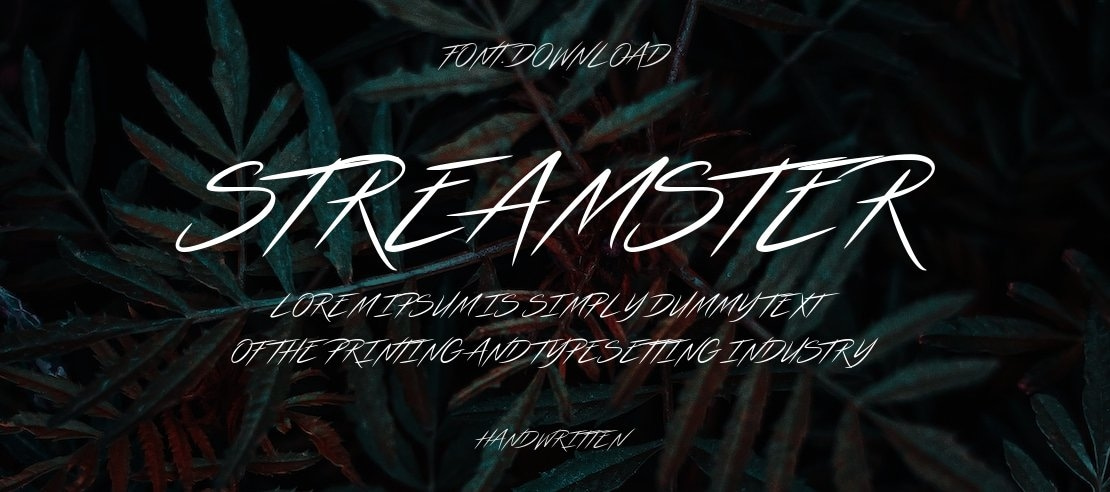 Streamster Font