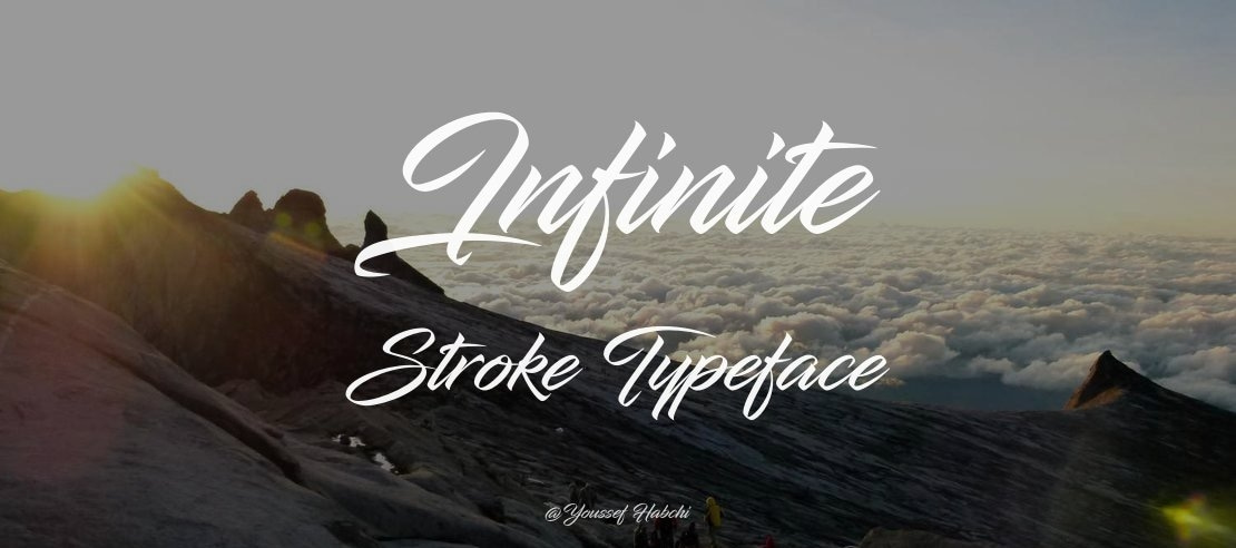 Infinite Stroke Font Family