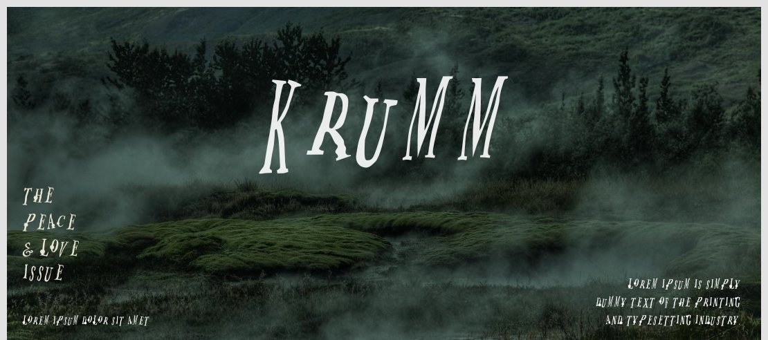 Krumm Font