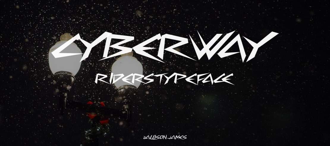 Cyberway Riders Font