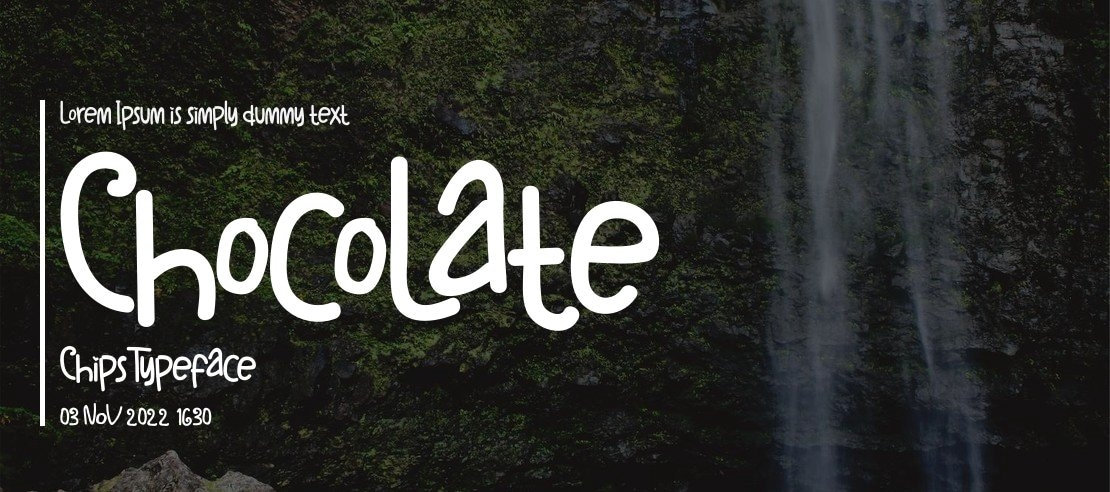 ChocoLate Chips Font