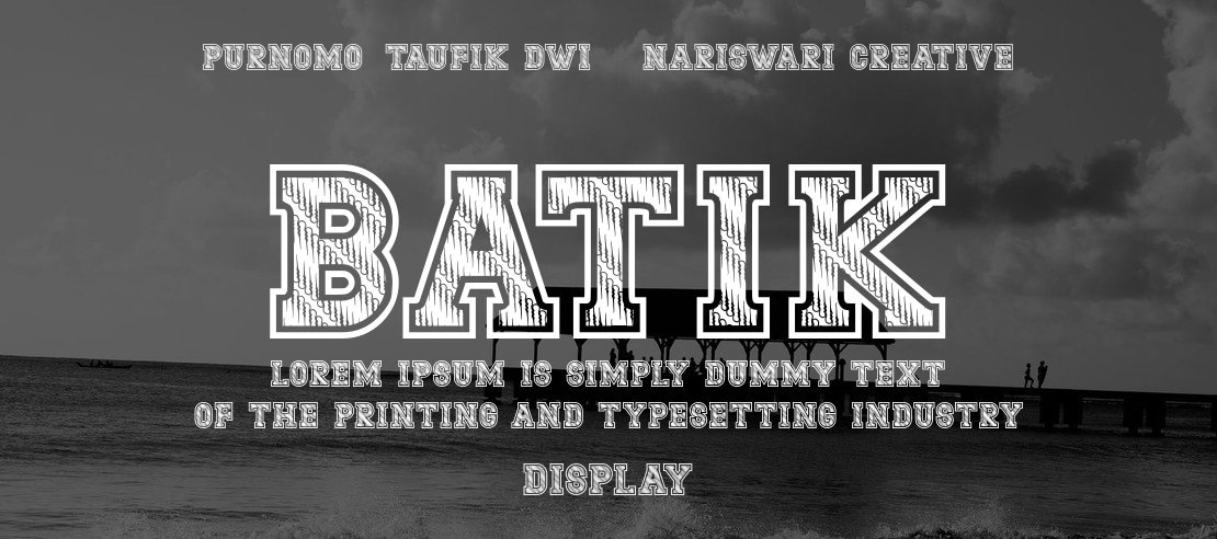 Batik Font