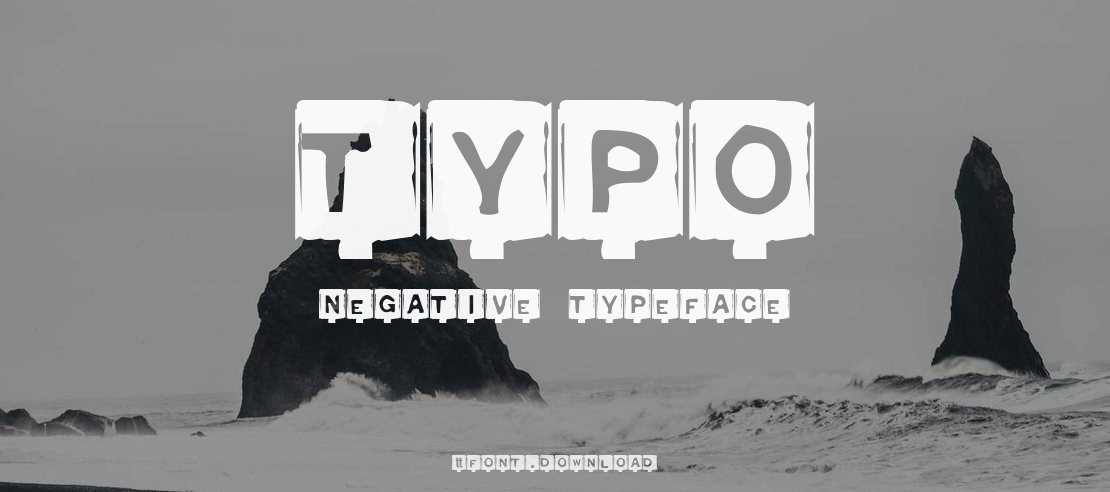 Typo Negative Font