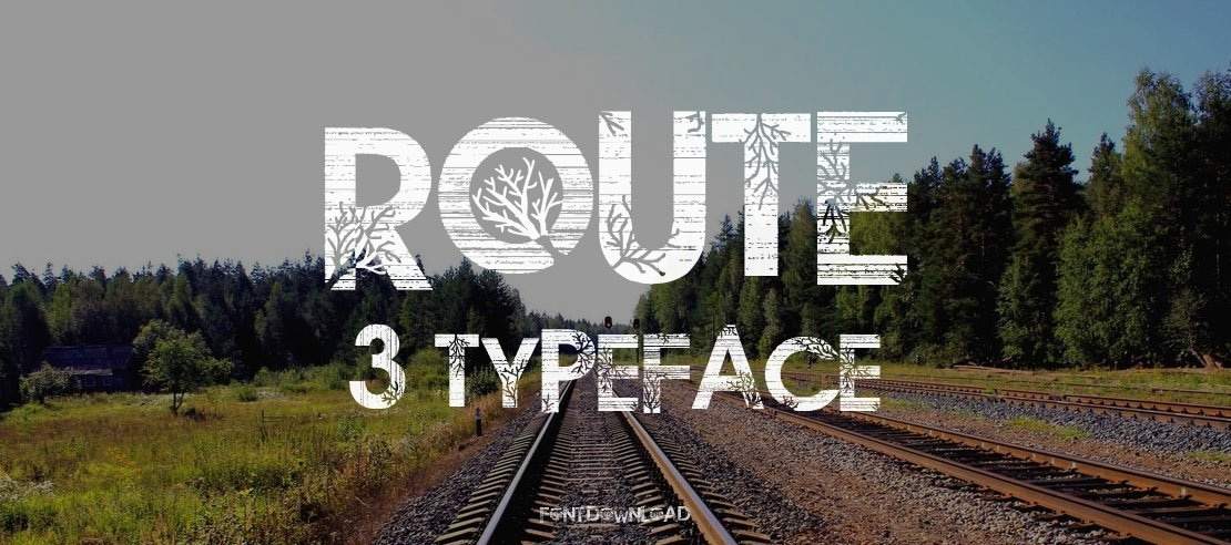 route 3 Font