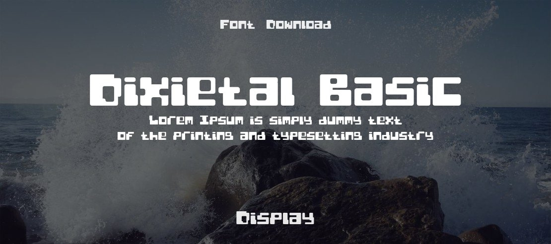 Dixietal Basic Font