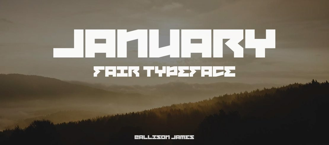 January Fair Font