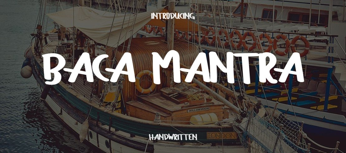 BACA MANTRA Font