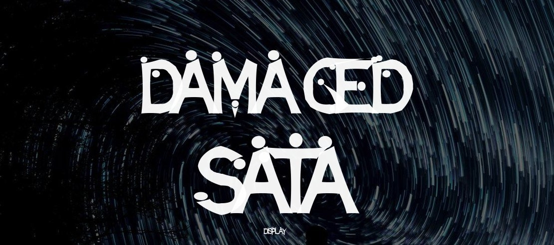 Damaged Sata Font Family