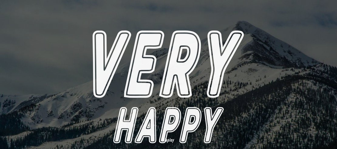 VERY HAPPY Font