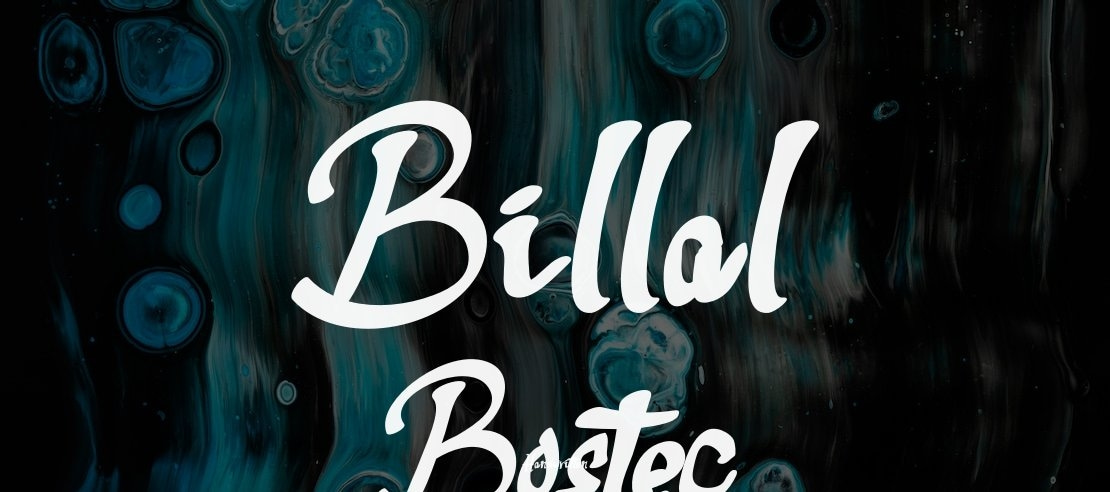 Billal Bostec Font Family