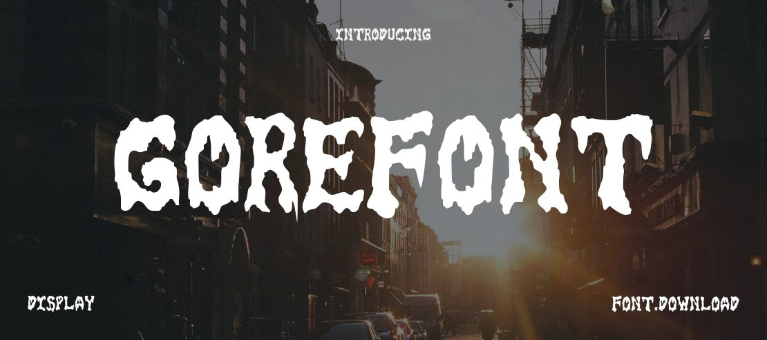 GoreFont Font