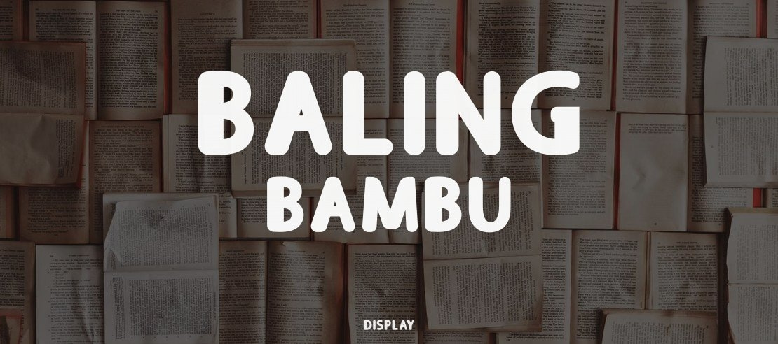 BALING BAMBU Font