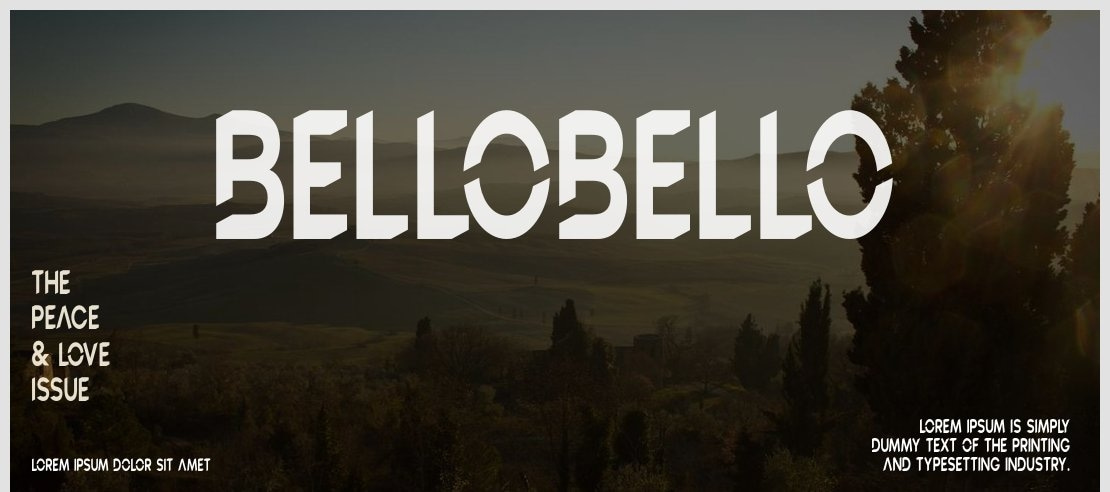 Bellobello Font