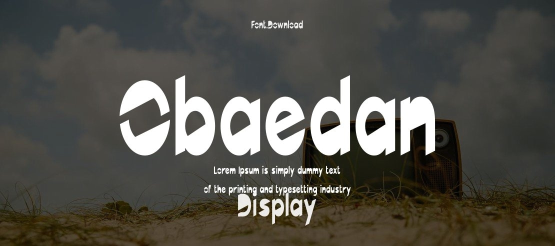 Obaedan Font Family