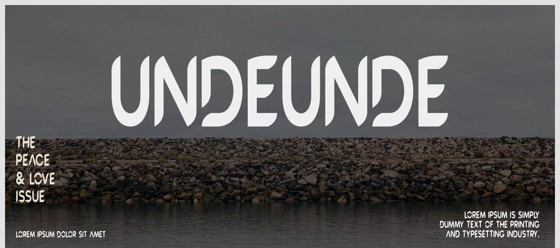 UNDEUNDE Font