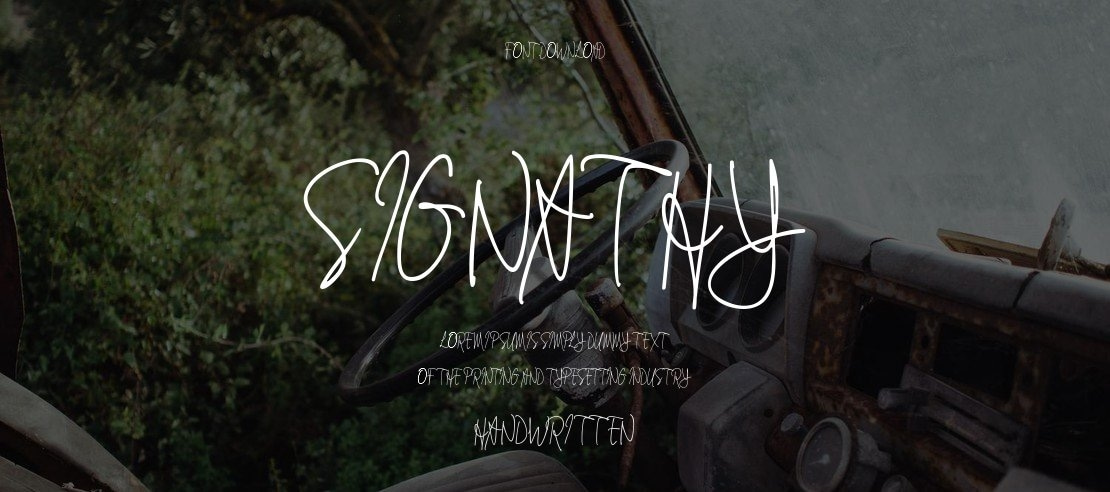 Signathy Font