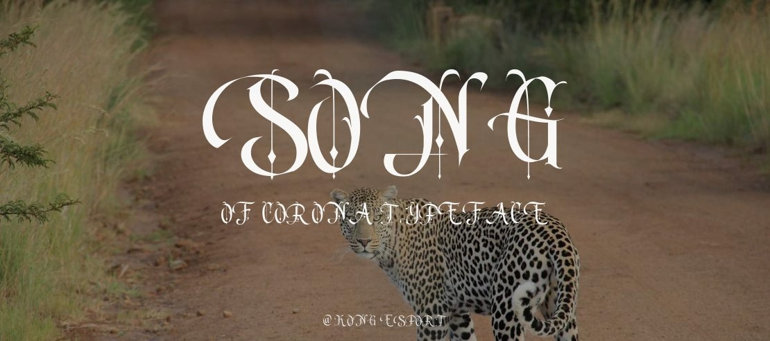 Song of corona Font