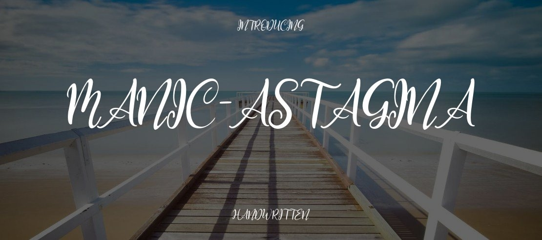 Manic-Astagina Font