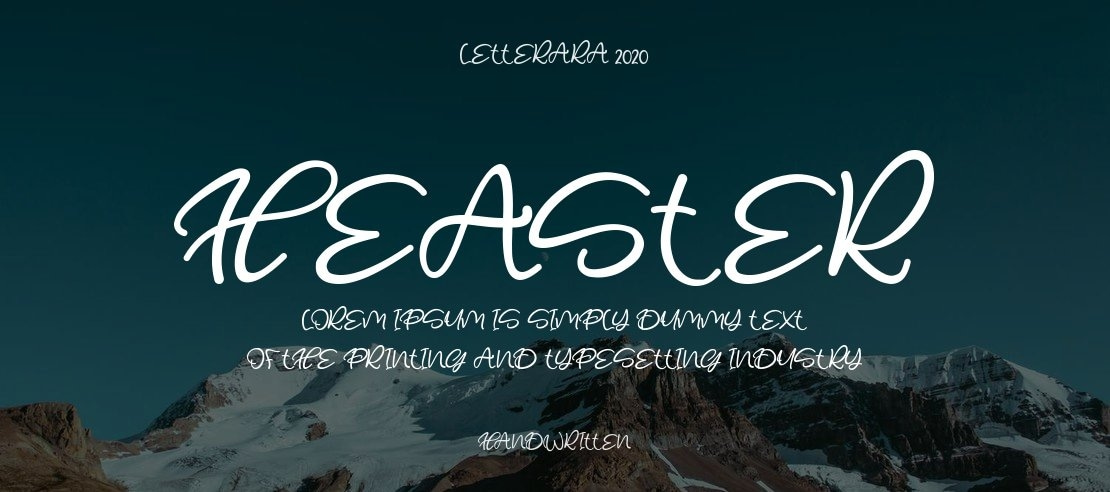 Heaster Font