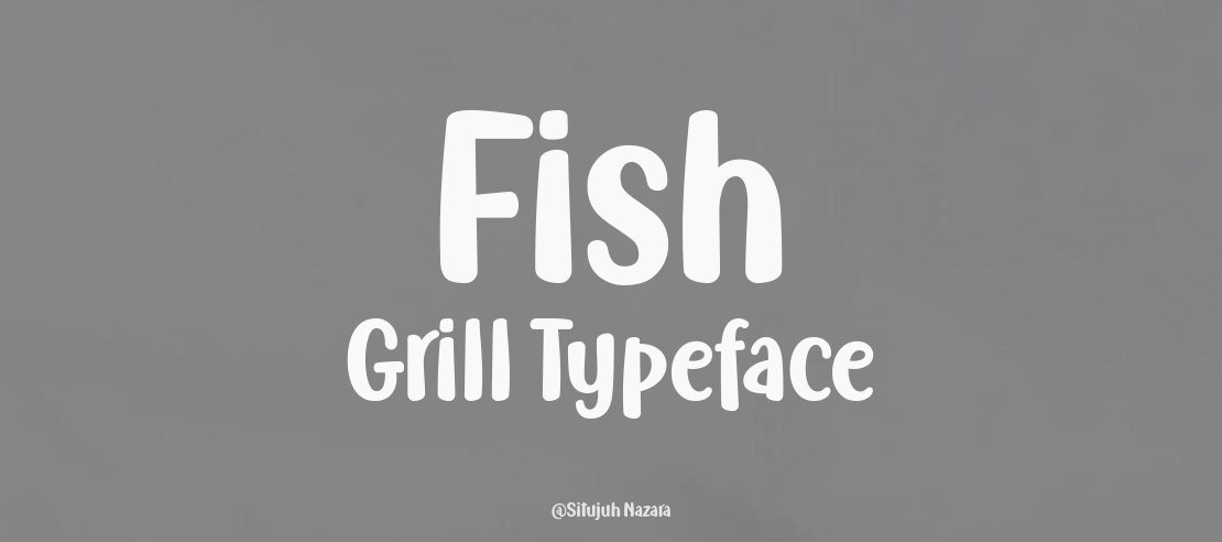 Fish Grill Font Family