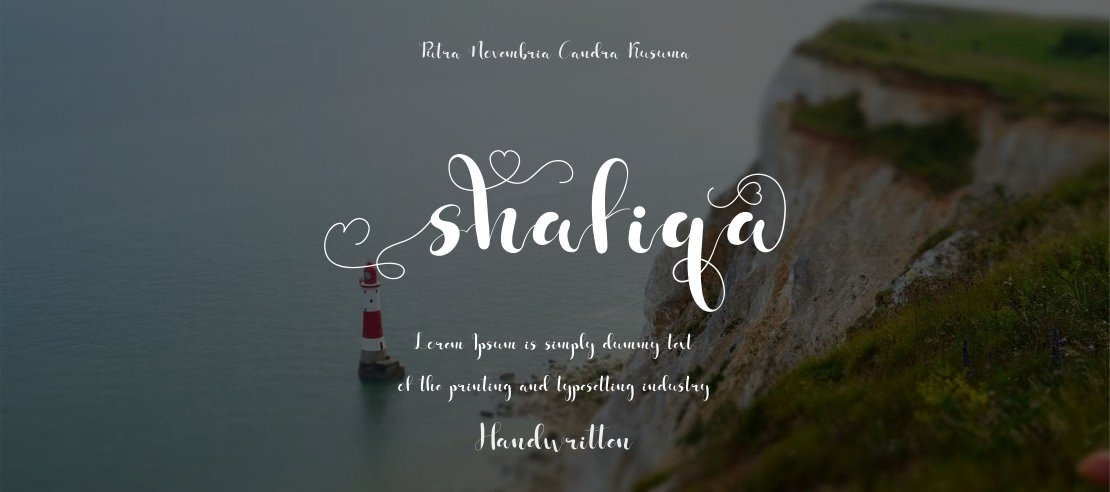 Shafiqa Font