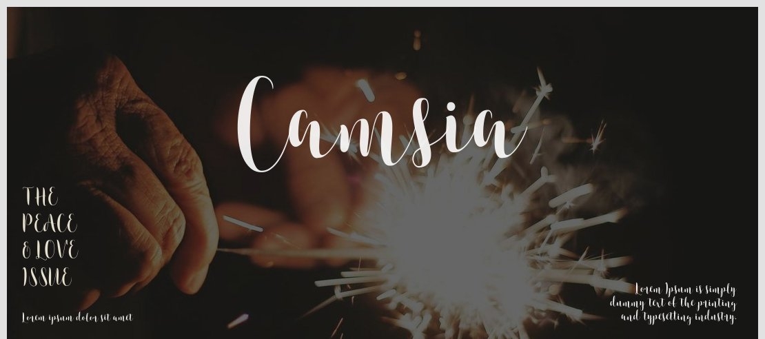 Camsia Font