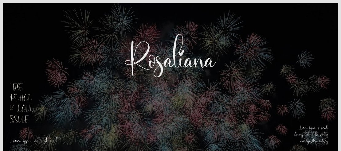 Rosaliana Font