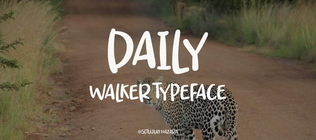 Daily WALKER Font