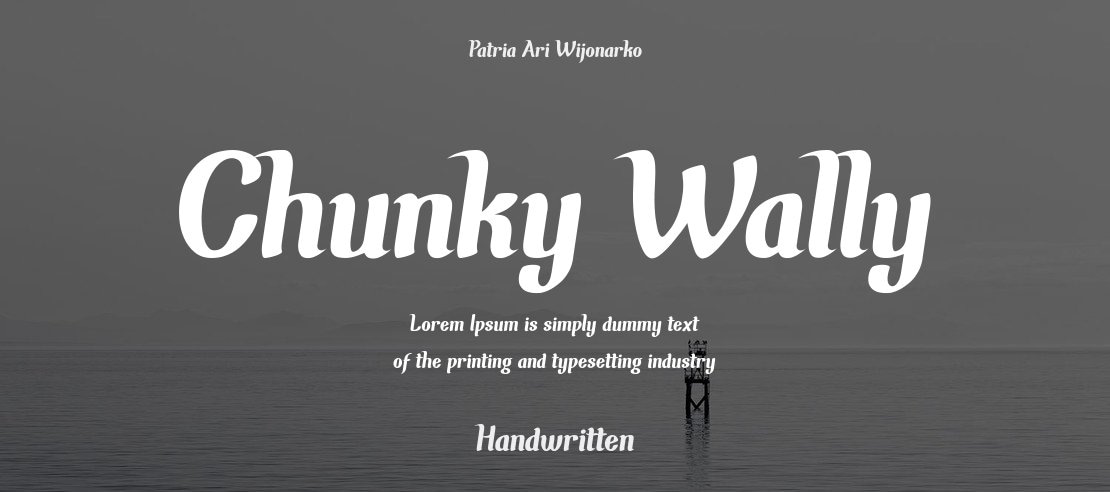 Chunky Wally Font