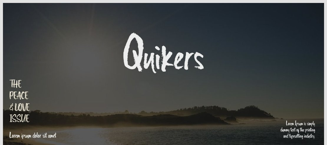 Quikers Font