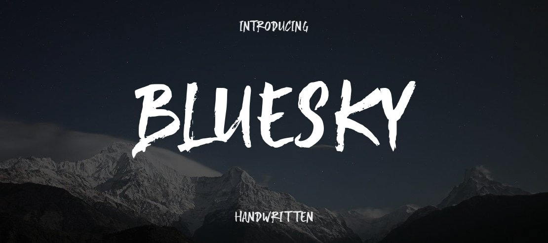 Bluesky Font