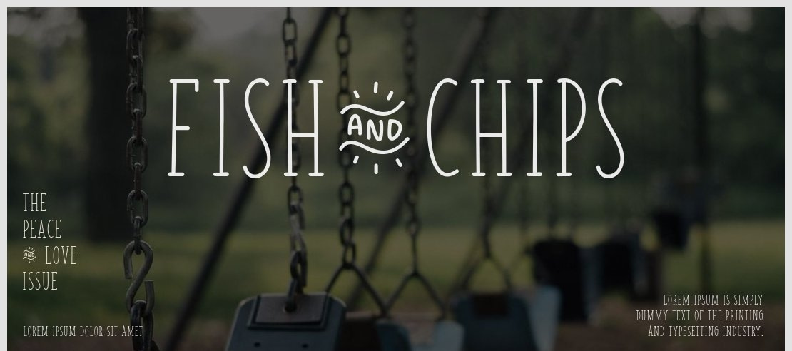 FISH&CHIPS Font