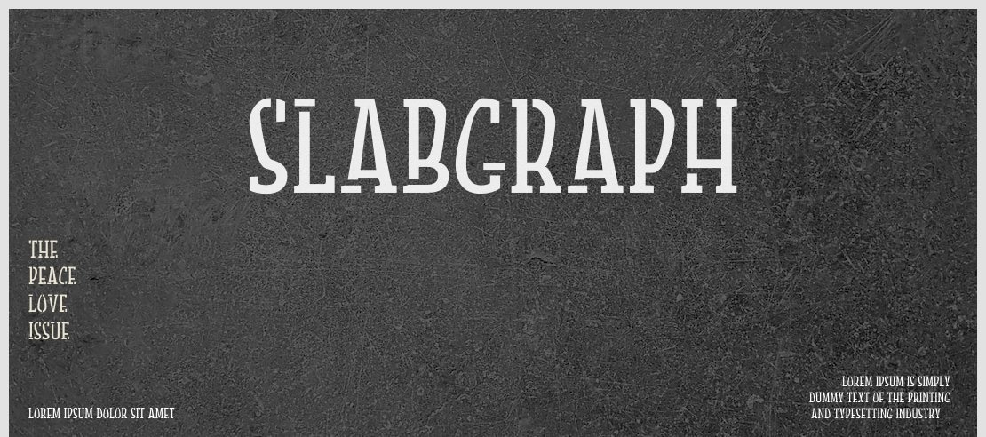 Slabgraph 2 Font