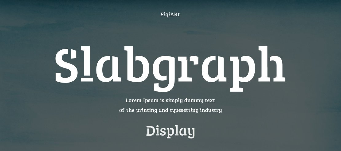 Slabgraph Font