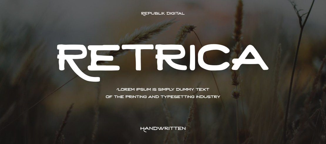 Retrica Font